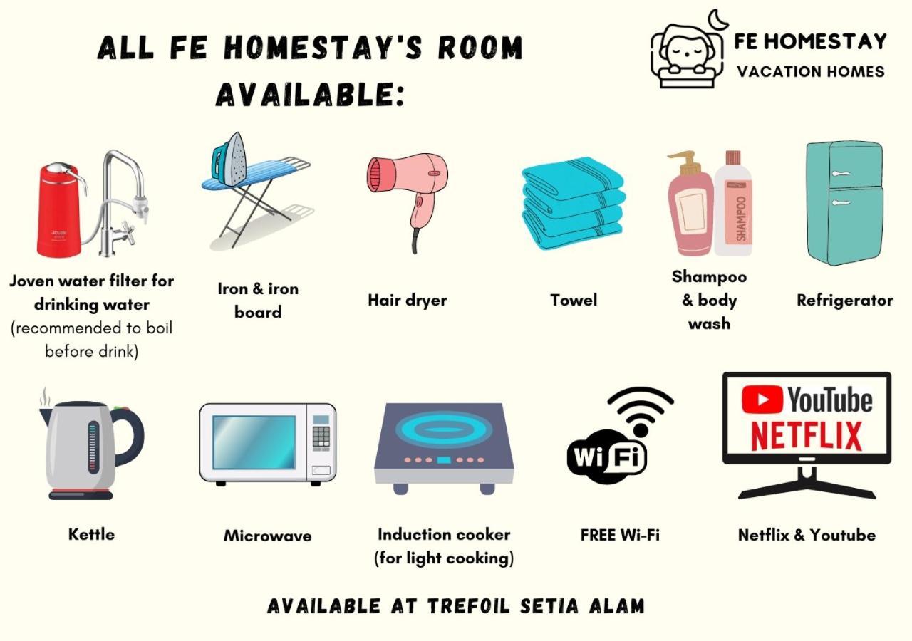Netflix Wifi Cozy Trefoil Shah Alam 沙亚南舒适温馨日租民宿 *